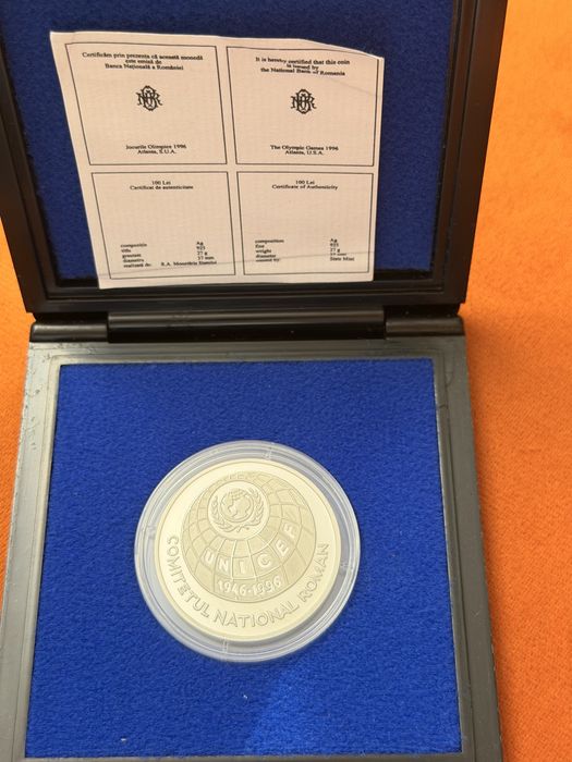7 monede argint BNR