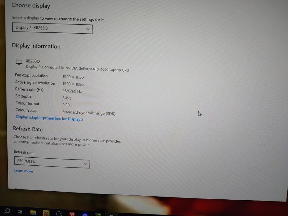 Acer XB 253Q(predator)