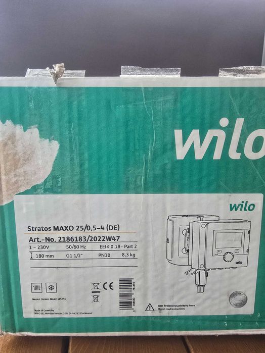Продавам помпа WILO Stratos MAXO 25/05-4 DE