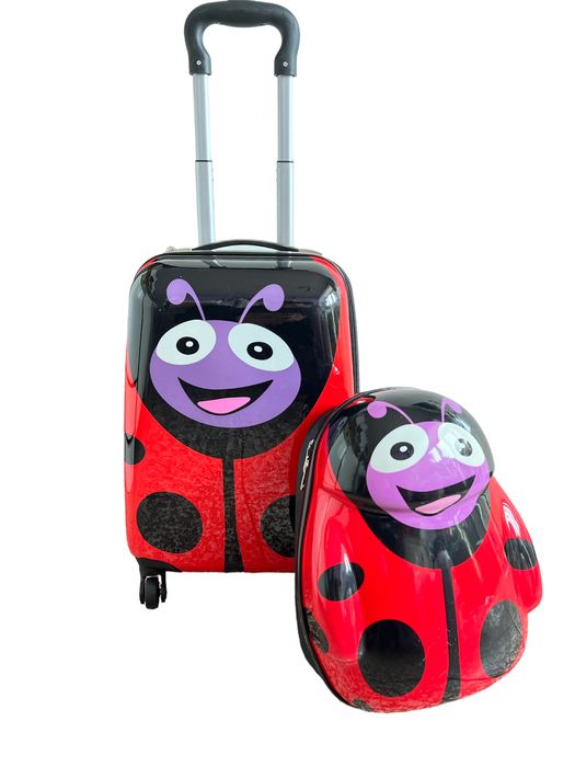 Детски куфар за ръчен багаж+раница 46x30x21 см | ABS, 4 колела 360°