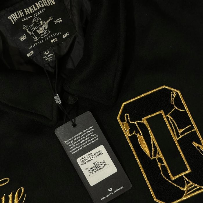 True Religion Varsity College Bomber Jacket