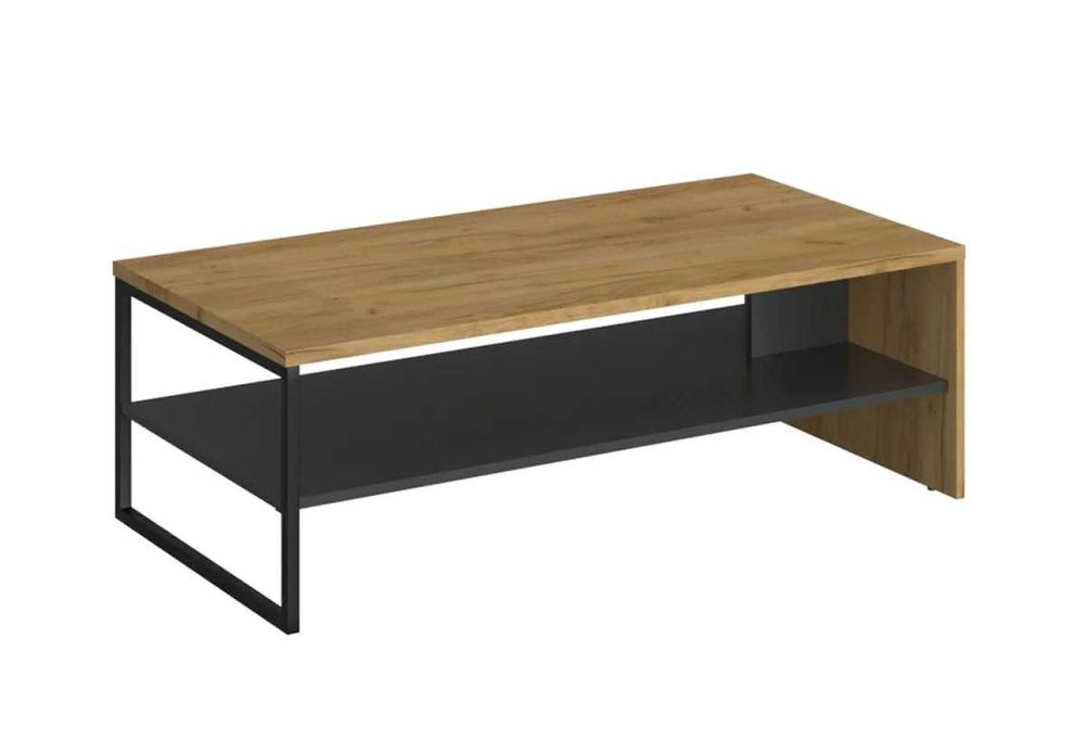 Холна маса Дъб Артисан черен мат