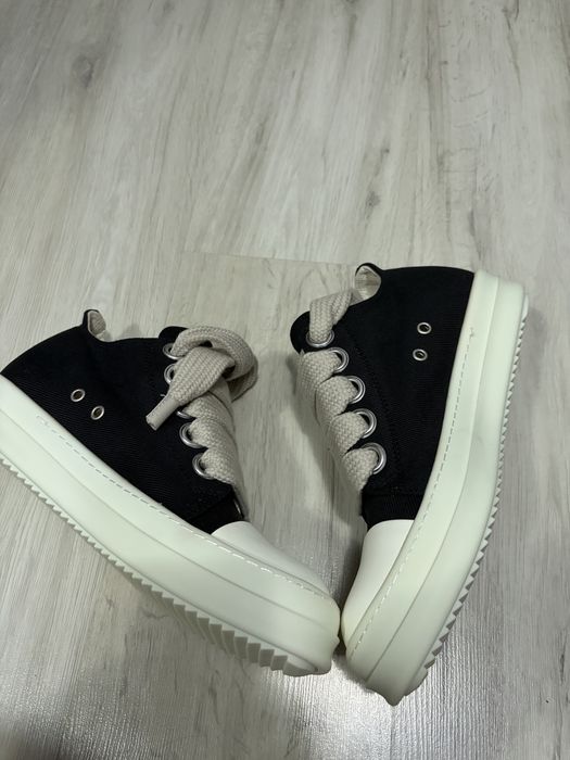 Rick Owens Ramones low jumbo laces