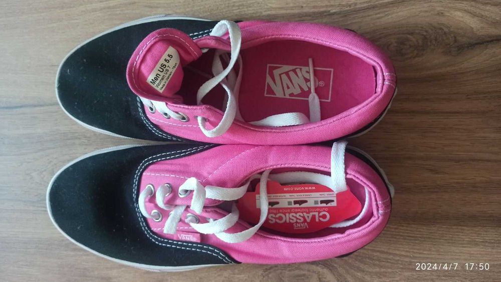 Кецове Vans Authentic 37  номер розови