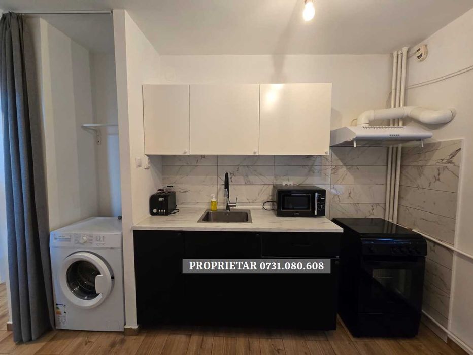 Garsoniera decomandata 40.23 mp | Palatul Cotroceni | Metrou Academia Militara | Complet mobilata si utilata