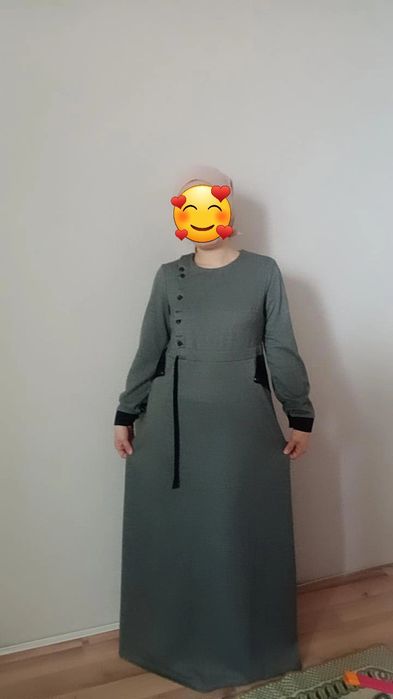 Длинное необычное платье 8000