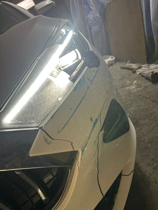 Бампер и фара на jac j7