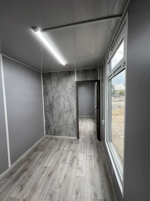 Модульді үй, жылытылған  кеңсе,  контейнер - бытовка,