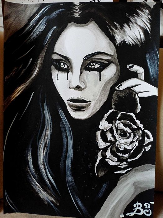 Картини - акрил върху картон без рамка