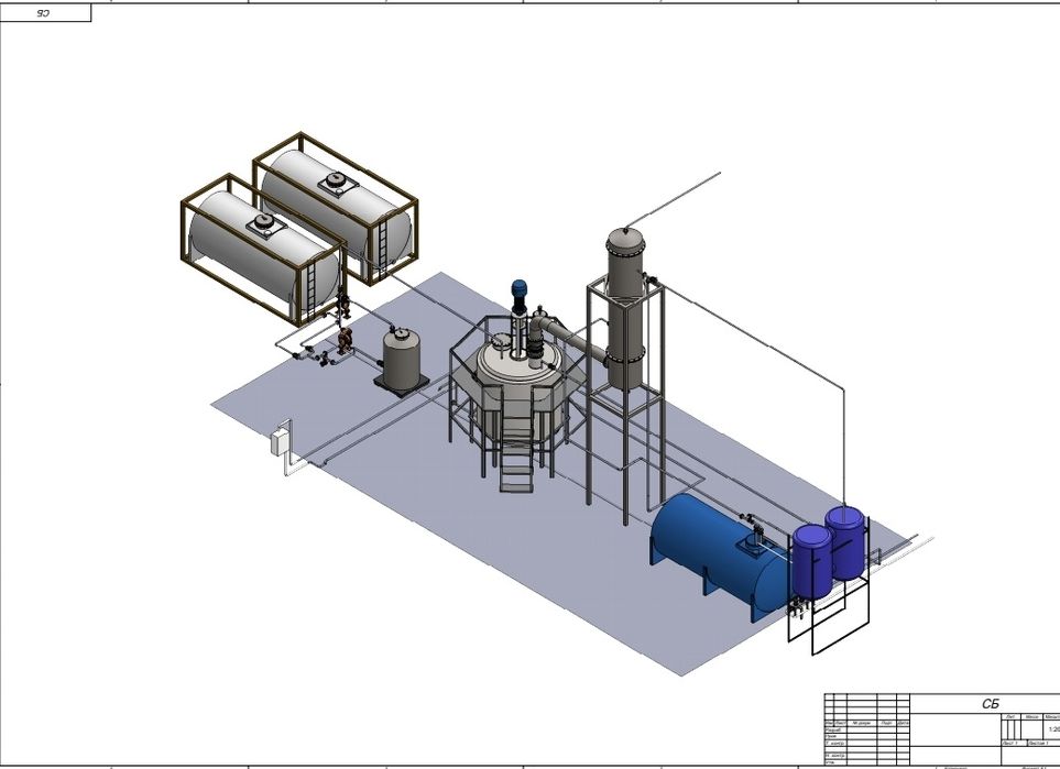 Бизнес Завод химический производ. полимер клей герметик