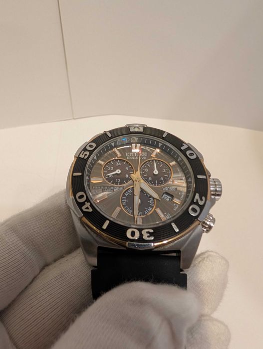 Промо! Citizen Signature Courageous BL5440 Solar Alarm Chrono часовник