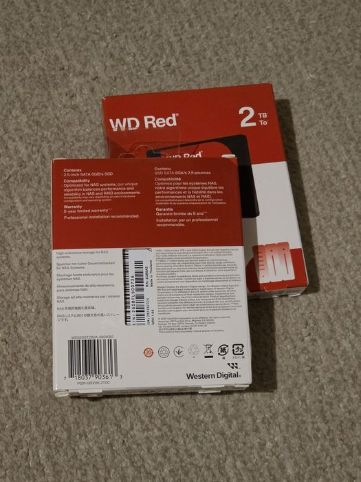 Western Digital Red SA500, 2TB, SATA3, 2.5inch WDS200T2ROA   SIGILATE