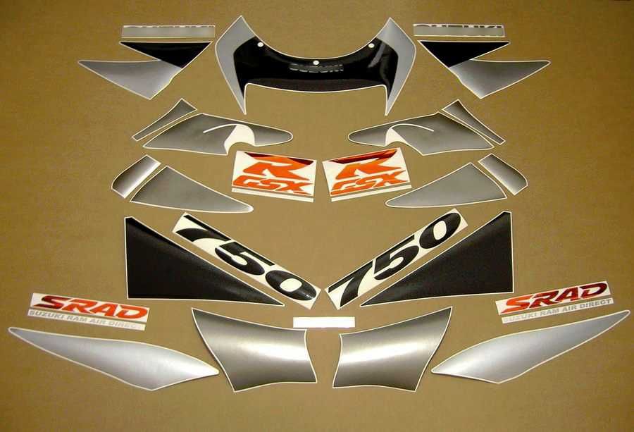 Стикери Сузуки GSXR 750 Srad 1996г.-1999г. Suzuki срад 1998 лепенки