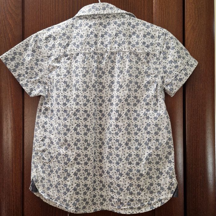 Риза с къс ръкав за момче 3-4 години и ръст 98-104 см. от памук