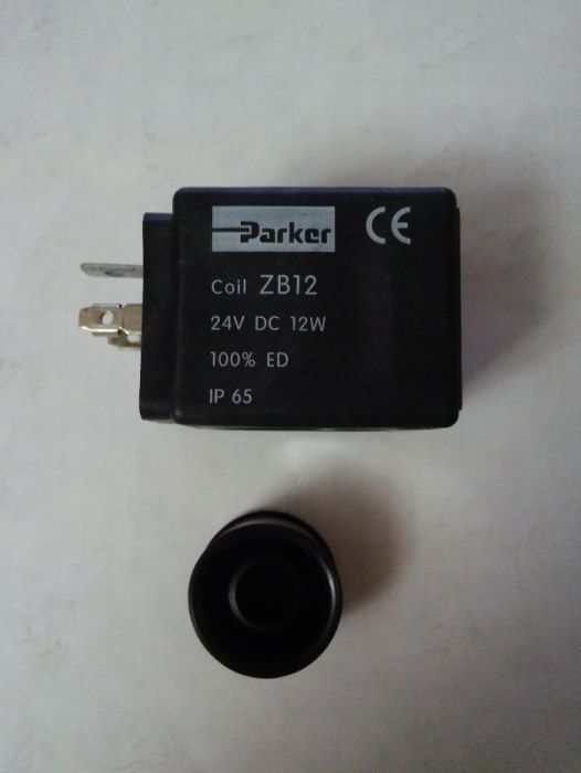 Катушка электромагнитная Parker ZB12 24VDC 12VA ø14мм италия