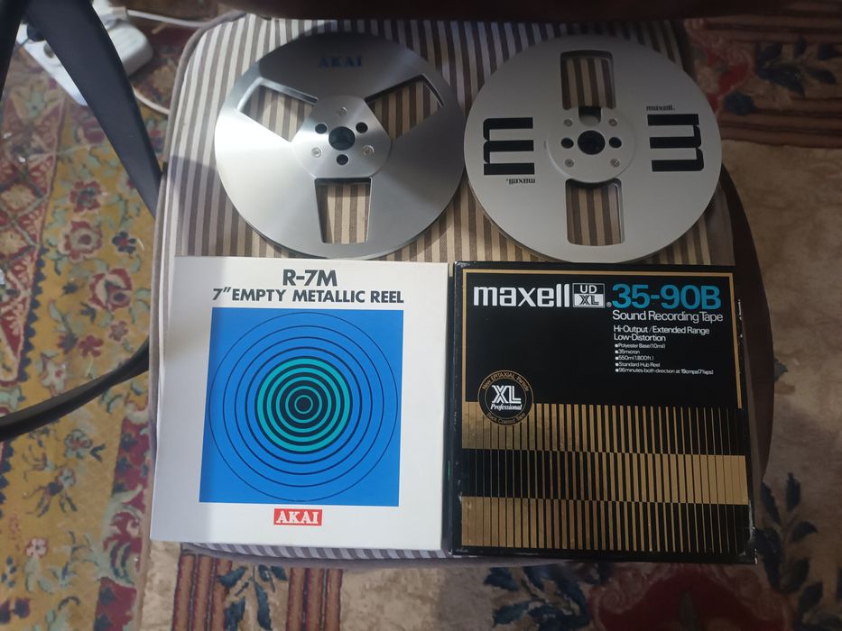 Lot role metalice magnetofon