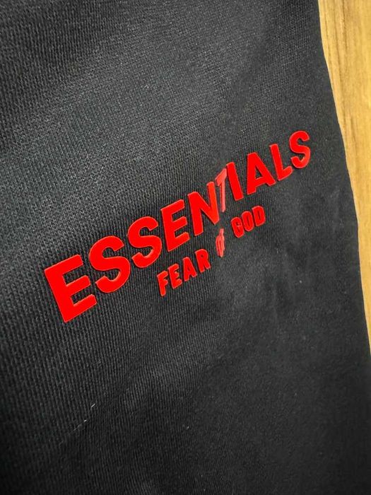 Essentials Black/Red Pants