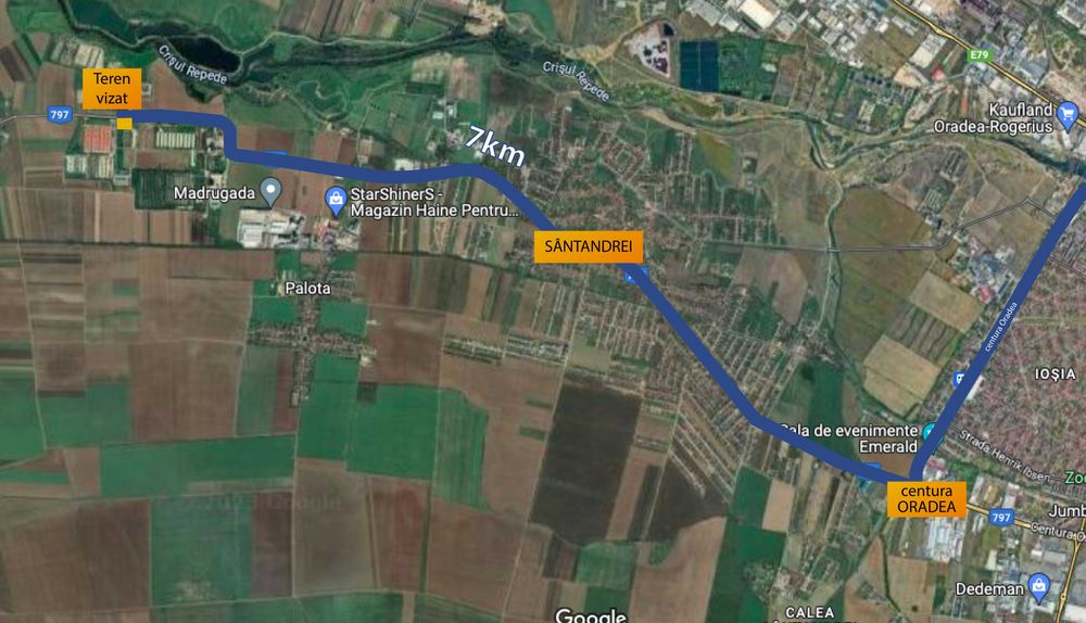 Teren intravilan cu destinație industrială