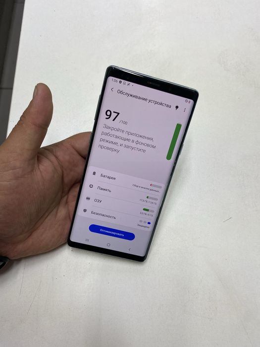 Samsung Note 9 (128GB)  видеальном состояний