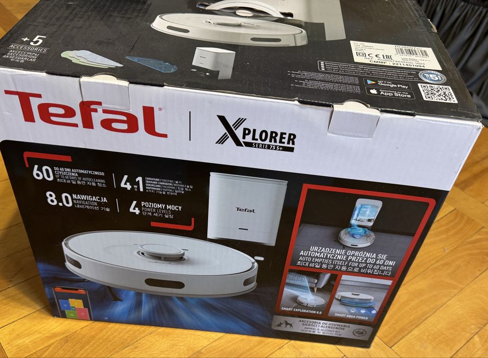 Робот-Пылесос умный Tefal X-plorer