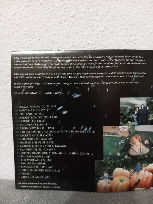 Harry Potter and the Prisoner of Azkaban (OST), CD