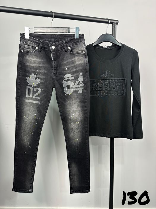 Dsquared дамски черни дънки 6 модела
