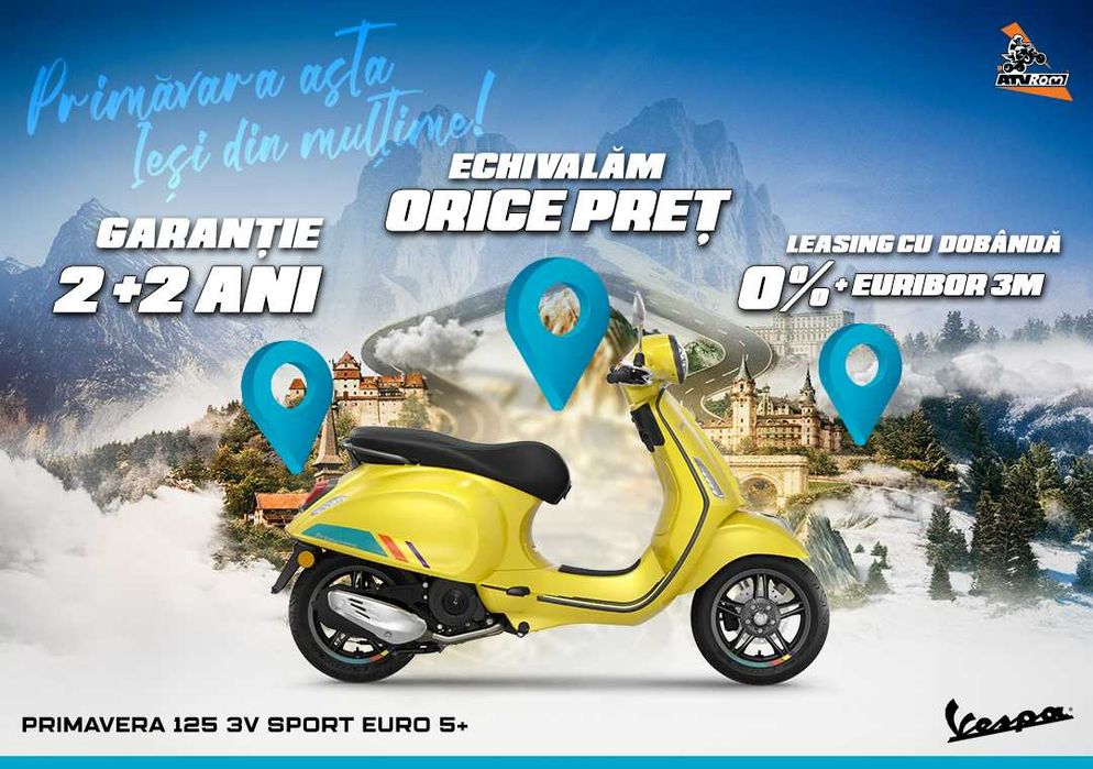 Scuter Vespa Primavera 125 3V Sport Euro 5+