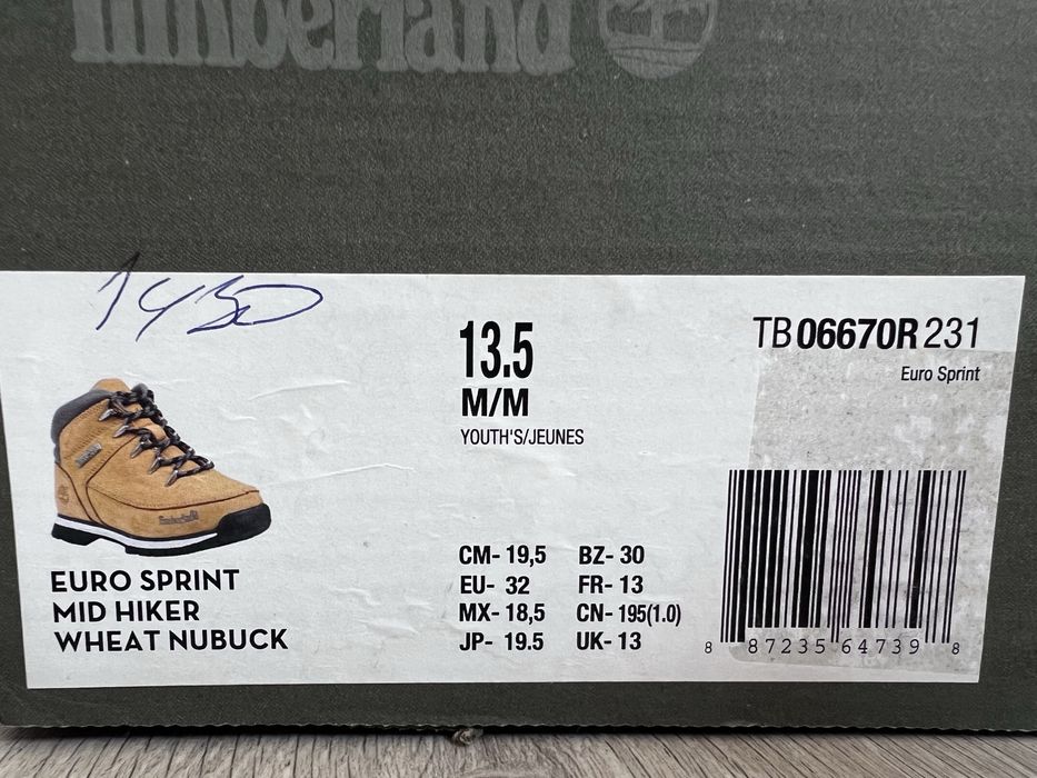 Детские ботинки Timberland