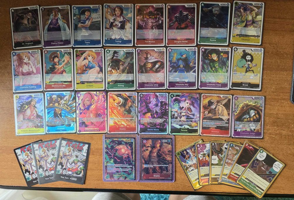 One Piece 06 (OP06) Collection - Secret Rare + Super Rare + Rare +Leader + Common + Uncommon