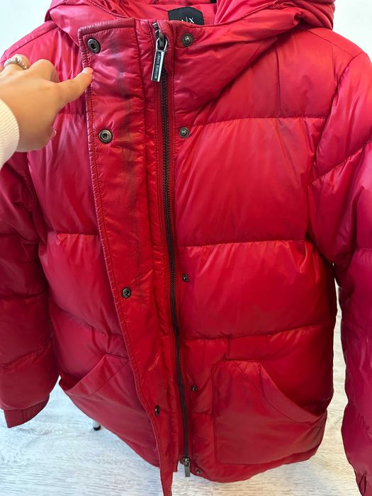 Armani Exchange - гъши пух - зимно яке с колан