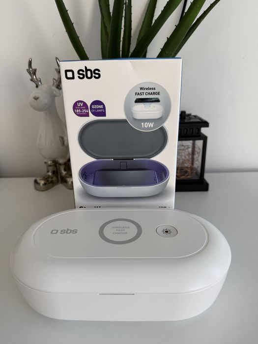 UV антибактериална лампа с безжично зареждане