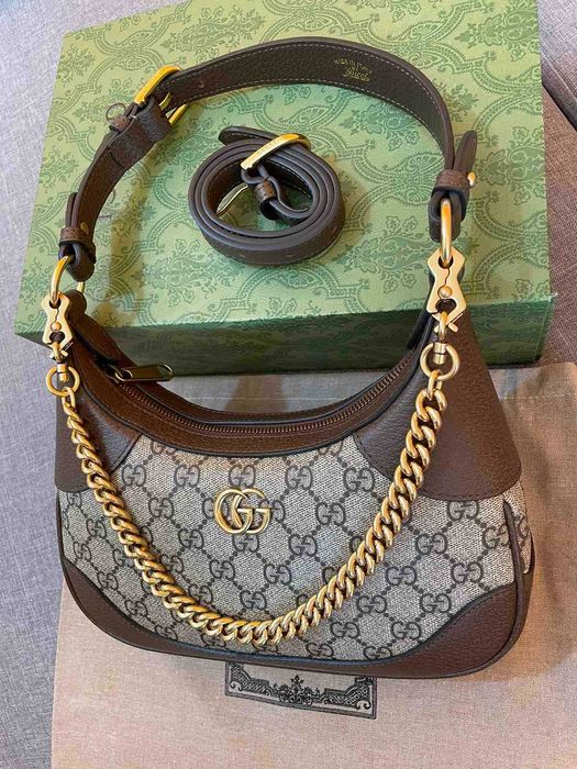 Оригинална Gucci Малка Чанта През Рамо Aphrodite Гучи Две Дръжки