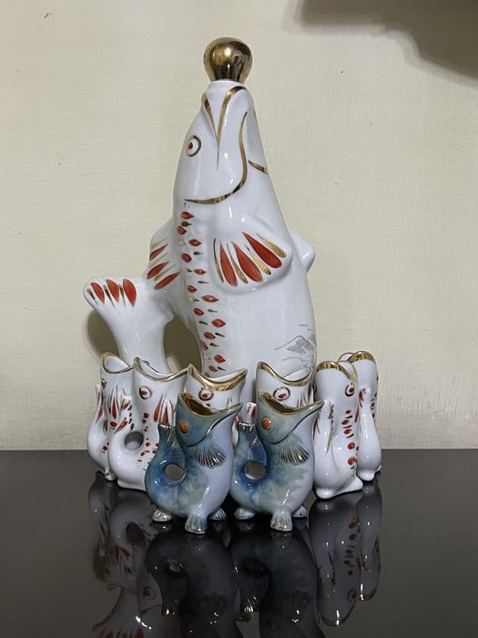 Набор для ликёра - Сервиз  «Рыбки»