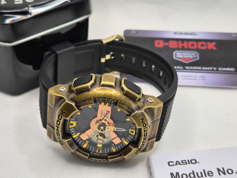 Ceas SPORT Barbatesc Casio g shock gm110 Metal ,BLACK TEXTURED , Barbati NOU,Garantie 2 ani