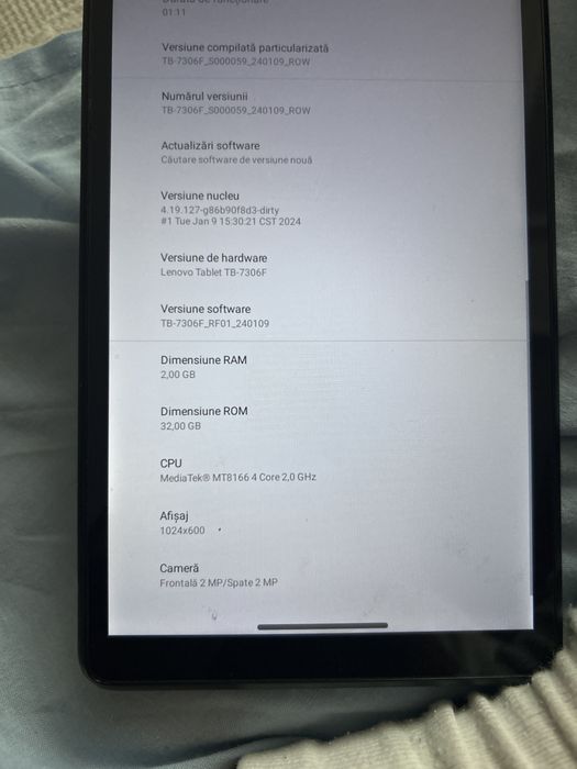 Tableta lenovo functionala