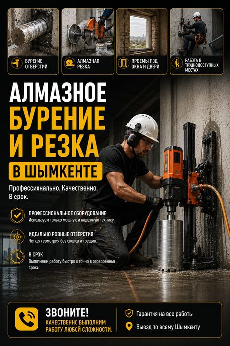 Алмазный бурение и резка
