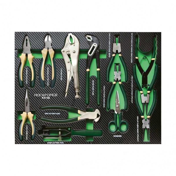 Шкаф с инструменти с 7 чекмеджета  – 5 ПЪЛНИ ROCKFORCE