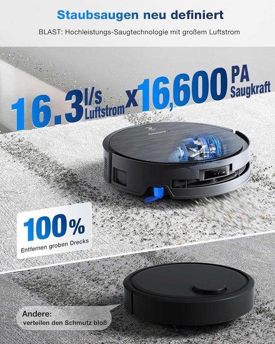 Робот прахосмукачка Ecovacs Deebot X9 PRO OMNI 16600Pa