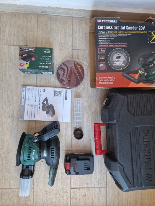 Акумулаторен ексцентършлайф Parkside