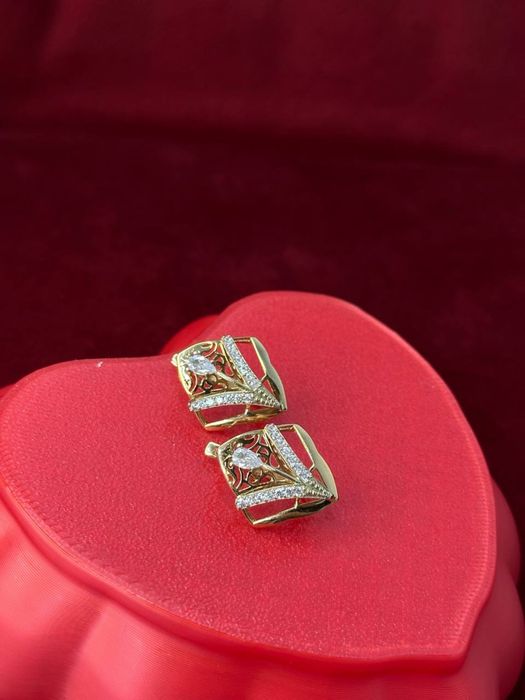 Золотые серьги/BariBarShop/0•0•12