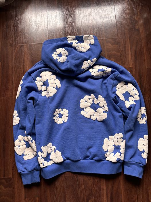 Denim Tears Royale Blue Hoodie/горнище