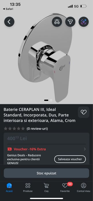 Baterii de baie Ideal Standard noi !! Diverse modele