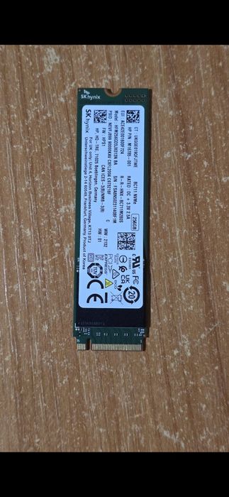 Ssd 256 gb nvme pc/laptop