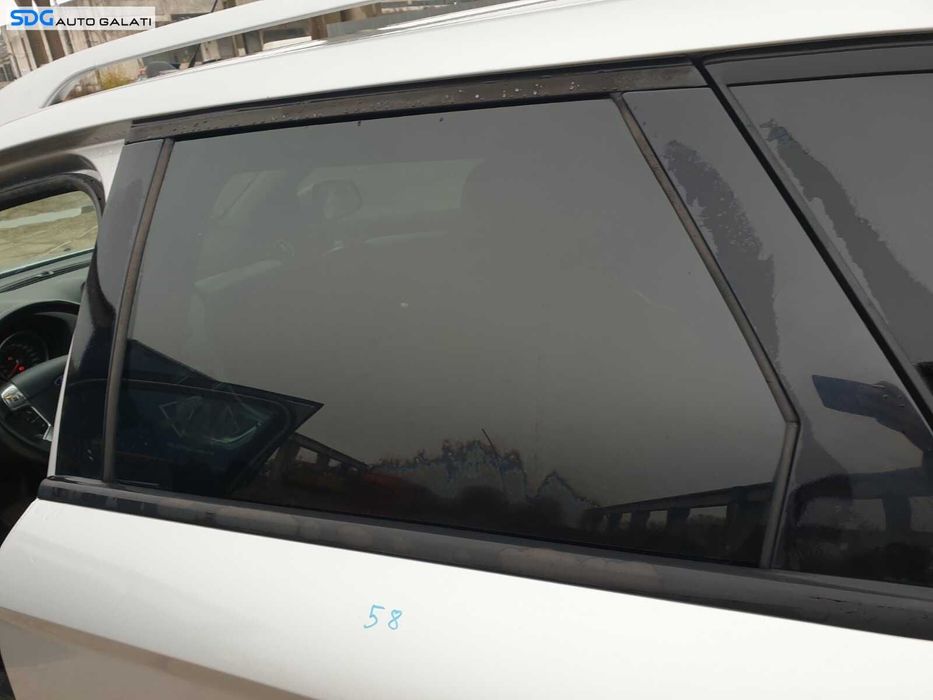 Geam Sticla Culisant de pe Usa Portiera Stanga Spate Ford Mondeo MK 4 Break Turnier 2007 - 2014