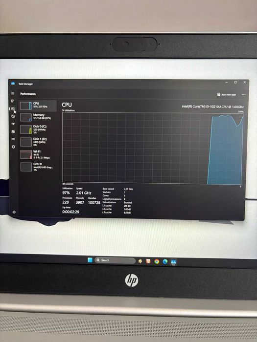 HP ProBook 440 G7 - Intel i5 - 16GB RAM - Dual Storage - Senzor Amprentă - Stare Top