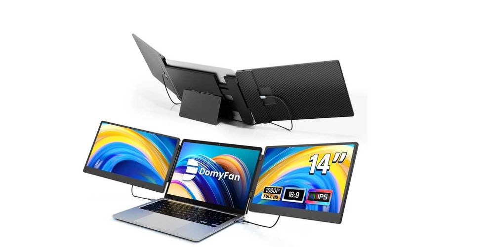 Monitor portabil TeamGee S3 Dual Screen 14” Ips Inch FHD 16:9 TeamGee S3