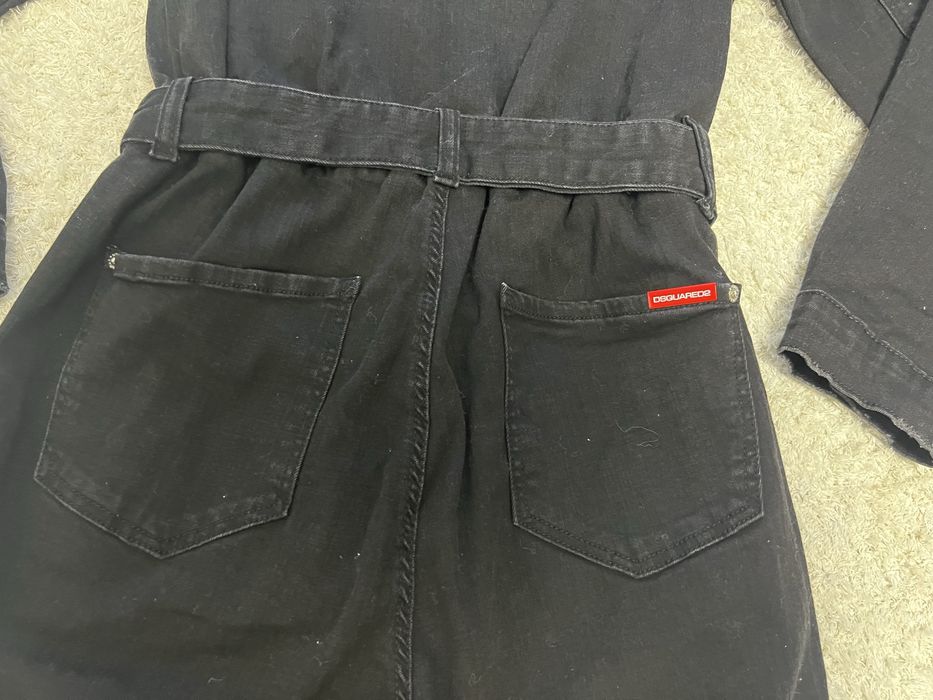 Дънков черен гащеризон DSQUARED2