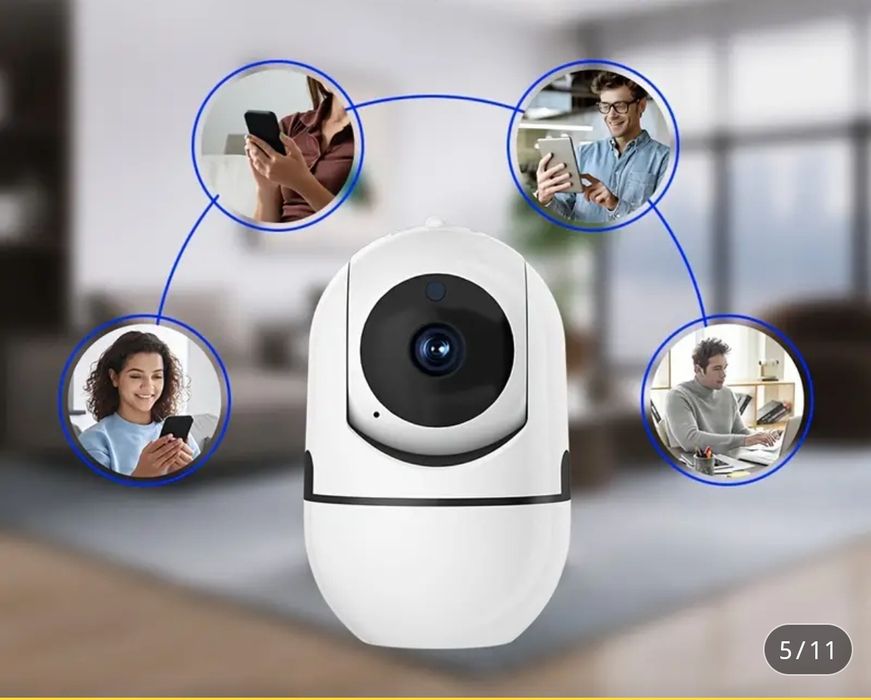 Бебефон безжичен 360 градуса нощен режим и звук