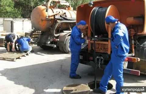 Прочистка канализации, чистка труб, прочистка унитаза, сантехник