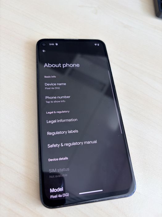 Google Pixel 4A model 5G de 128 GB